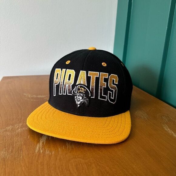 American Needle Men’s MLB Vintage Pittsburgh Pirates Fade Snapback Hat - Picture 15 of 16